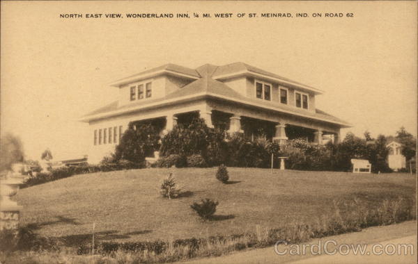 North East View, Wonderland Inn, 1/4 Mi. West of St. Meinrad, ind on Road 62 Indiana