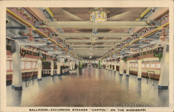 Ballroom - Excursion Steamer Capitol on the Mississippi