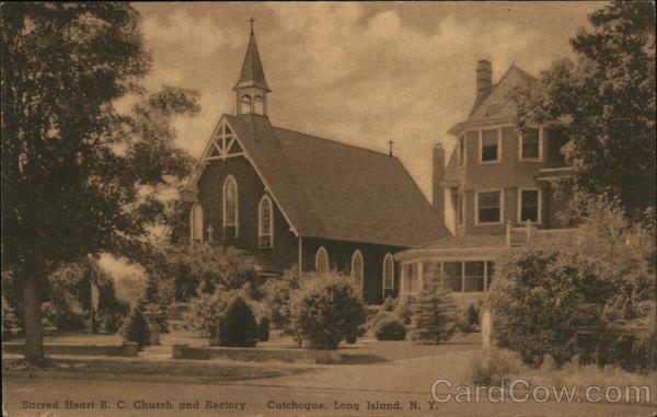 Sacred heart R.C. Church and Rectory Cutchogue New York