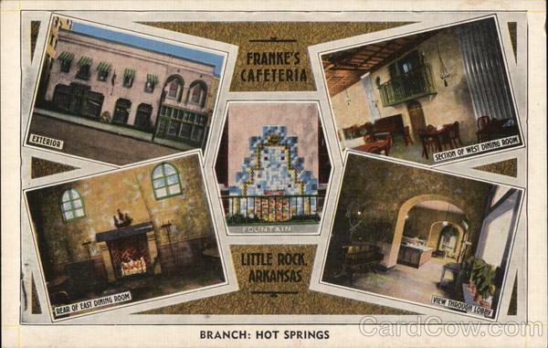 Franke's Cafeteria Little Rock Arkansas