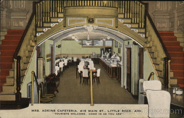 Mrs. Adkins Cafeteria Little Rock Arkansas