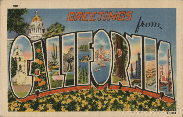 Greetings from California