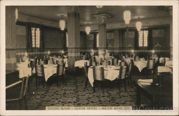 Dining Room, Oliver Hotel South Bend Indiana