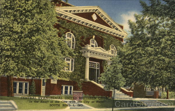 Central Evangelical United Brethren Church South Bend Indiana