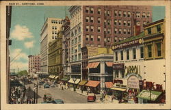 Main St. Hartford, CT Postcard Postcard Postcard