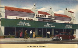 Kerry's Restaurant - "Home of Hospitality" Postcard