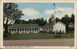 Boyd's Motel and Cottages Hartsville, SC Postcard Postcard Postcard