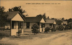 Bayberry Lodge Cottages West Yarmouth, MA Postcard Postcard Postcard