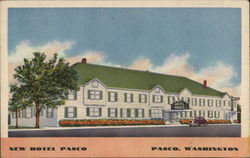 New Hotel Pasco Washington Postcard Postcard Postcard