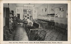 Army and Navy Masonic Service Center Postcard
