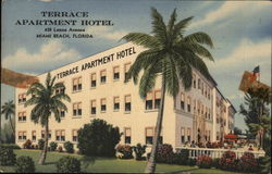 Terrace Apartment Hotel Miami Beach, FL Postcard Postcard Postcard