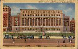 Columbia University - South Hall New York, NY Postcard Postcard Postcard