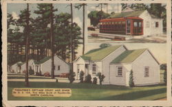 Thompson's Cottage Court and Diner Fayetteville, NC Postcard Postcard Postcard