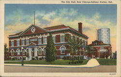 The City Hall, East Chicago-Indiana Postcard