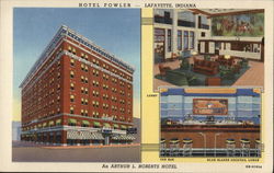 Hotel Fowler Lafayette, IN Postcard Postcard Postcard