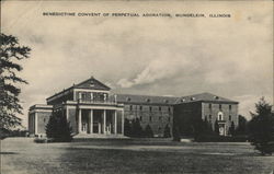 Benedictine Convent of Perpetual Adoration Mundelein, IL Postcard Postcard Postcard