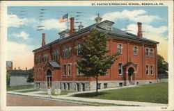 St. Agatha's Parochial School Meadville, PA Postcard Postcard Postcard
