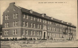 Enlisted Men's Barracks, Fort Slocum Postcard