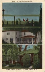 Lake Shore Cabins Postcard