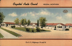 Capital Auto Court Postcard