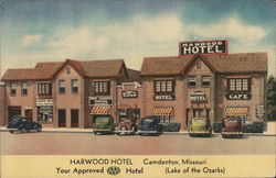 Harwood Hotel Camdenton, MO Postcard Postcard Postcard