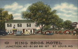 King Bros Motel St. Louis, MO Postcard Postcard Postcard