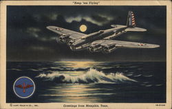 Keep 'em Flying Memphis, TN World War II Postcard Postcard Postcard