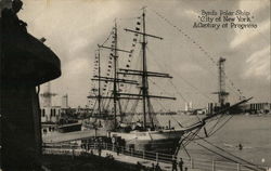 Byrd's Polar Ship "City of New York" Postcard