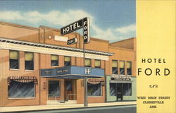 Hotel Ford Clarksville, AR Postcard Postcard Postcard