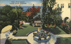 Hotel Laguna - Patio Laguna Beach, CA Postcard Postcard Postcard