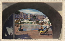 Swimming Pool, El Mirador Hotel Palm Springs, CA Postcard Postcard Postcard
