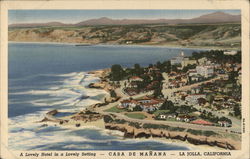 Casa de Manana La Jolla, CA Postcard Postcard Postcard