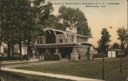 Residence of C.A. Linebarger, Built Of Native Stone Bentonville, AR Postcard Postcard Postcard