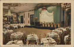 The Empire Room of the Palmer House Chicago, IL Postcard Postcard Postcard