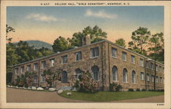 College Hall - Girls Dormitory Montreat, NC Postcard Postcard Postcard