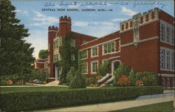 Central High School Jackson, MS Postcard Postcard Postcard