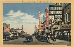 Fremont Street Looking East Las Vegas, NV Postcard Postcard Postcard