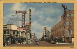 Old Fremont Street Las Vegas, NV Postcard Postcard Postcard