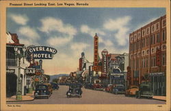 Fremont Street Looking East Las Vegas, NV Postcard Postcard Postcard