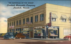 The Emporium of the Desert Lovelock Mercantile Company Postcard