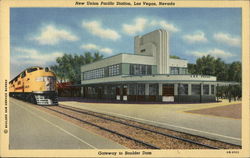 Union Pacific Station Postcard