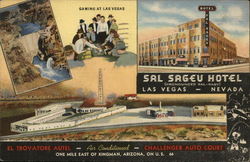 Sal Sagev Hotel Las Vegas, NV Postcard Postcard Postcard