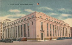 U. S. Post Office South Bend, IN Postcard Postcard Postcard