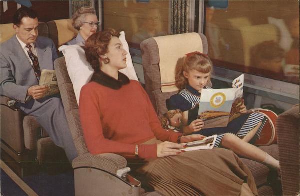 Union Pacific Railroad - Restful Travel for Coach Passengers