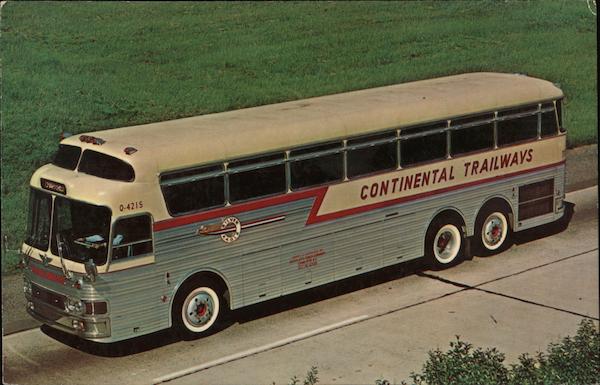 Continental Trailways Buses