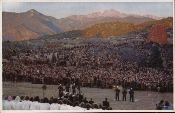 Garden of the Gods - Easter Sunrise Service Colorado Springs