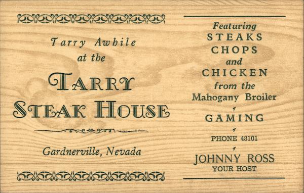 Tarry Steak House Gardnerville Nevada