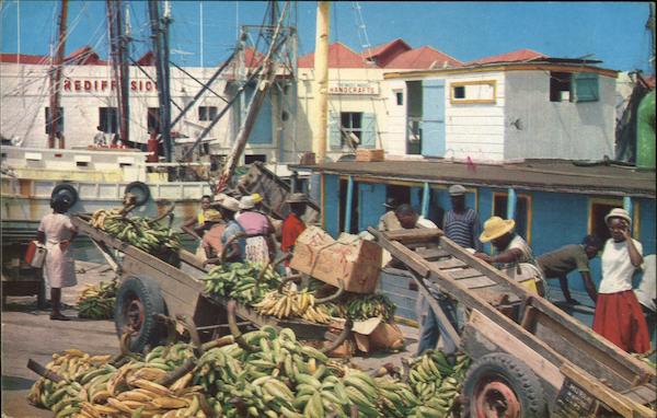 Careenage Scene Bridgetown Barbados Caribbean Islands