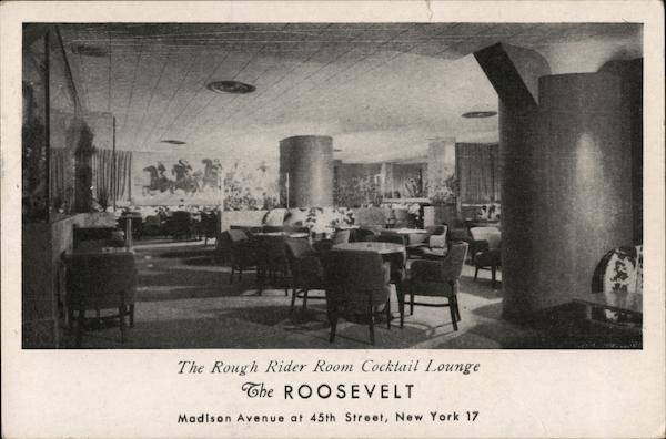 The Roosevelt Hotel - The Rough Rider Room Cocktail Lounge New York