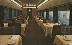 Interior, Dining Car "Adventurer" - Union Pacific Interior, Dining Car "Adventurer" - Union Pacific